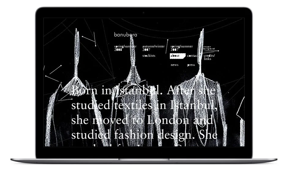 Banu Bora portfolio project thumbnail by Ediz Pinar Studio™